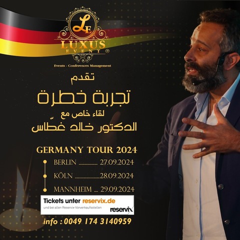 Dr. Khaled Ghattass Tour - Mannheim - 29.09.2024 16:00