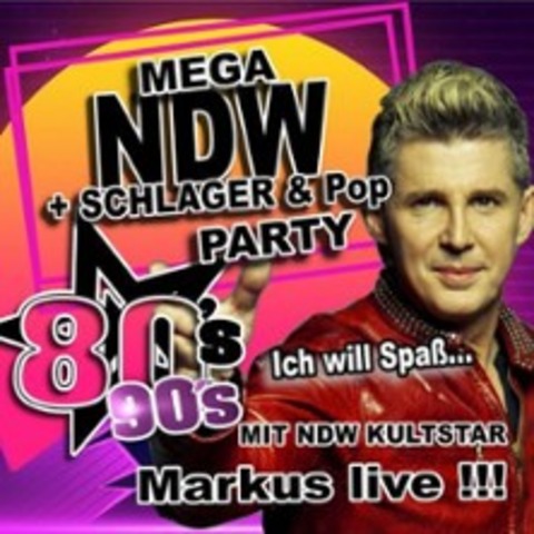 Mega NDW + Schlager + Pop Party - PRENZLAU - 16.11.2024 20:00