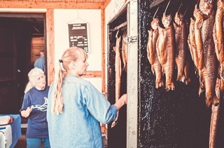 Spaziergang am Bodensee - frisch gerucherter Fisch inklusive