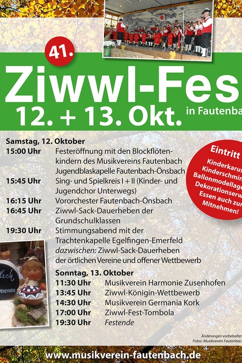 Ziwwl-Fest 2024 - Achern - 12.10.2024 15:00