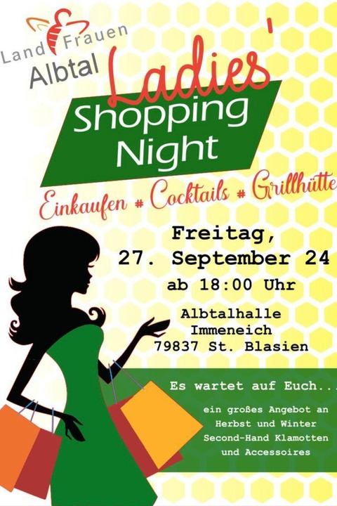 Ladies-Shopping-Night - St. Blasien - 27.09.2024 18:00