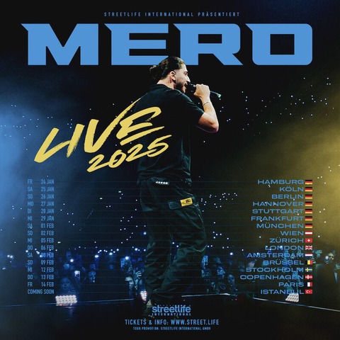 MERO - Live 2025 - Frankfurt am Main - 29.01.2025 20:00