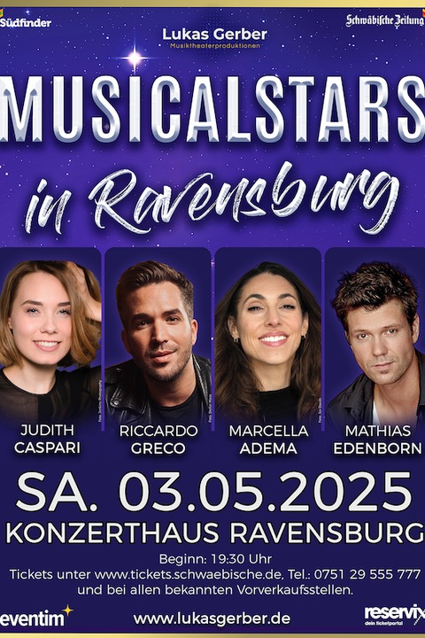 Musicalstars in Ravensburg - Ravensburg - 03.05.2025 19:30