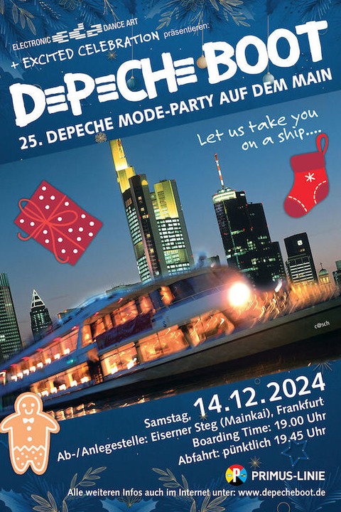 DepecheBoot - das JubilumsWeihnachtsDepecheBoot - Frankfurt am Main - 14.12.2024 19:45