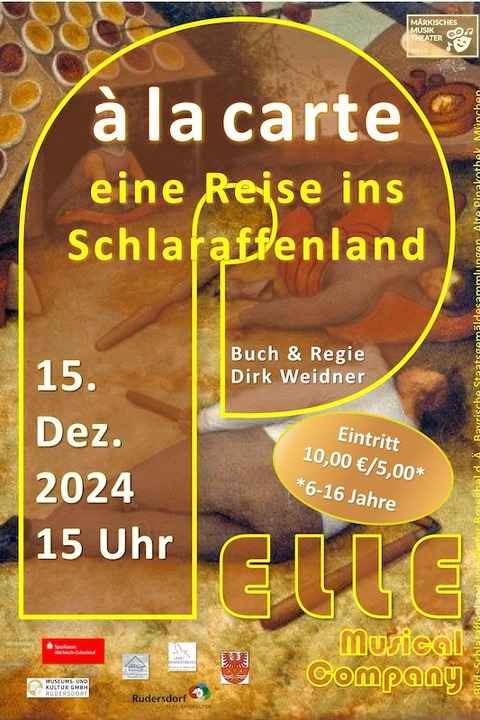 A LA Carte - Reise ins Schlaraffenland - Berlin - 15.12.2024 15:00