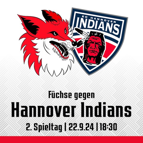 2. Spieltag: Fchse Duisburg - Hannover Indians - Duisburg - 22.09.2024 18:30