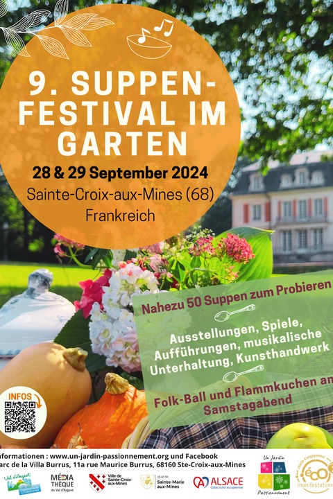 Suppenfestival im Garten - Sainte-Croix-aux-Mines - 28.09.2024 12:00