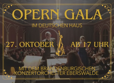 Operngala im deutschen Haus - prsentiert vom Kulturverein - Beelitz - 27.10.2024 17:00