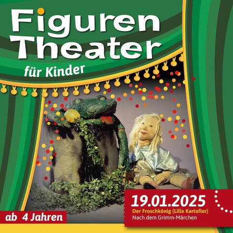 Figurentheater in der CD-Kaserne: Der Froschknig - Gespielt vom Figurentheater Lille Kartofler - Celle - 19.01.2025 15:00