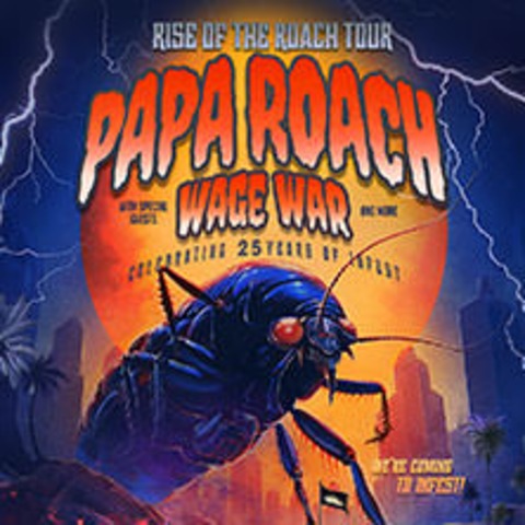 Papa Roach - Rise Of The Roach Tour - DSSELDORF - 01.02.2025 20:00