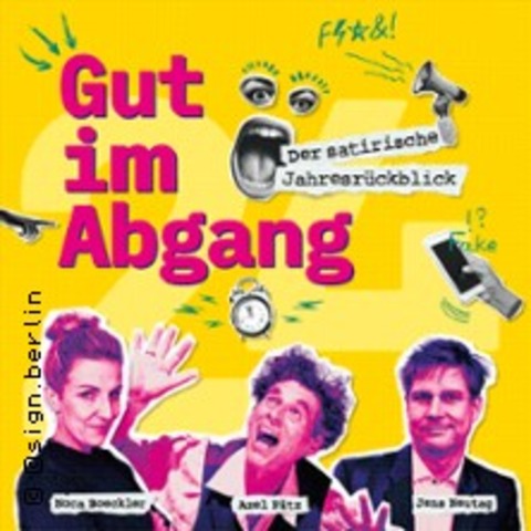 Premiere: Gut im Abgang - BERLIN - 30.11.2024 20:00