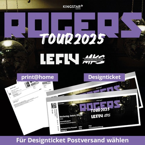 ROGERS - Supports: LE FLY + MandelKokainSchnaps - Erlangen - 13.02.2025 19:30