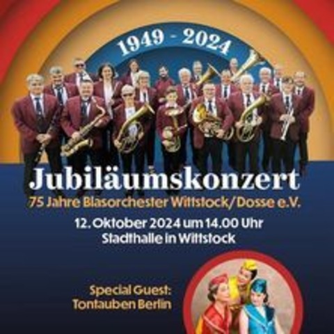 75 Jahre Blasorchester Wittstock - WITTSTOCK - 12.10.2024 14:00