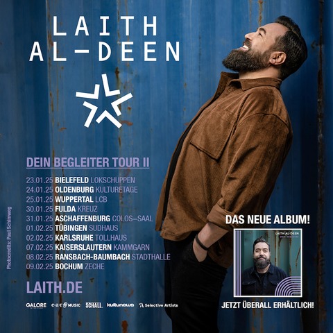 LAITH AL-DEEN - Dein Begleiter Tour Teil II - Ransbach-Baumbach - 08.02.2025 20:00