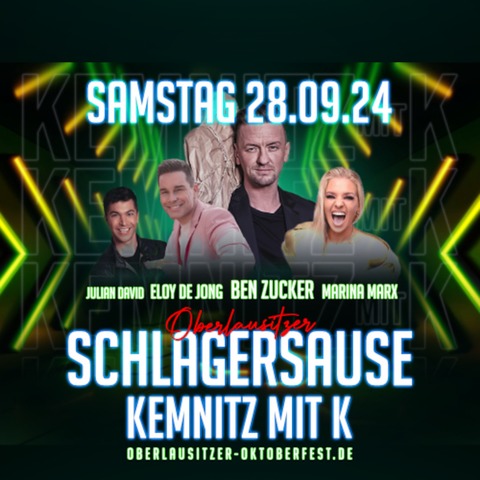 Kemnitz Oberlausitzer Schlager Sause - Bernstadt Kemnitz - 28.09.2024 20:00