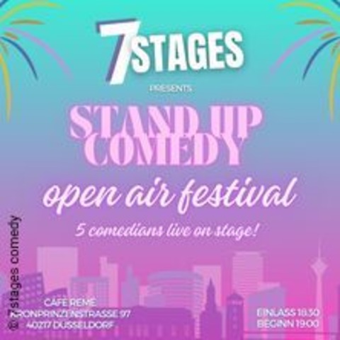 7stages Comedy Open Air Festival - DSSELDORF - 27.09.2024 19:30