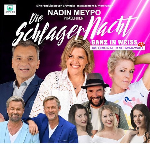 Die Schlager Nacht - Ganz in wei - Prsentiert von Nadin Meypo - Bhl - 31.05.2025 20:00