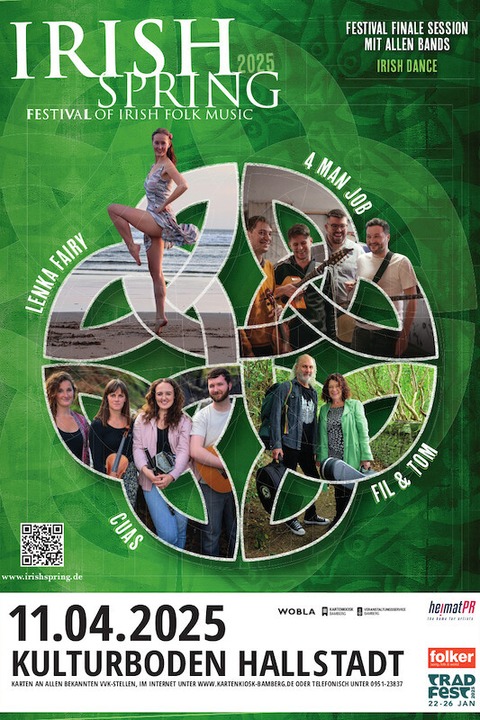 Irish Spring Festival 2025 - Festival of Irish Folk Music - Hallstadt - 11.04.2025 20:00