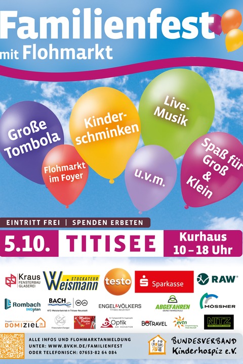 Familienfest des Bundesverband Kinderhospiz - Titisee-Neustadt - 05.10.2024 10:00