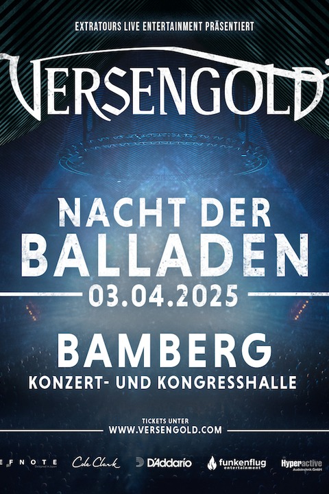 Versengold - Nacht der Balladen 2025 - Bamberg - 03.04.2025 20:00