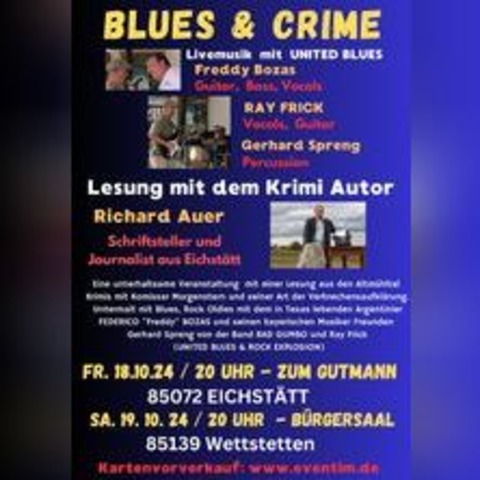 Blues & Crime - EICHSTTT - 18.10.2024 20:00