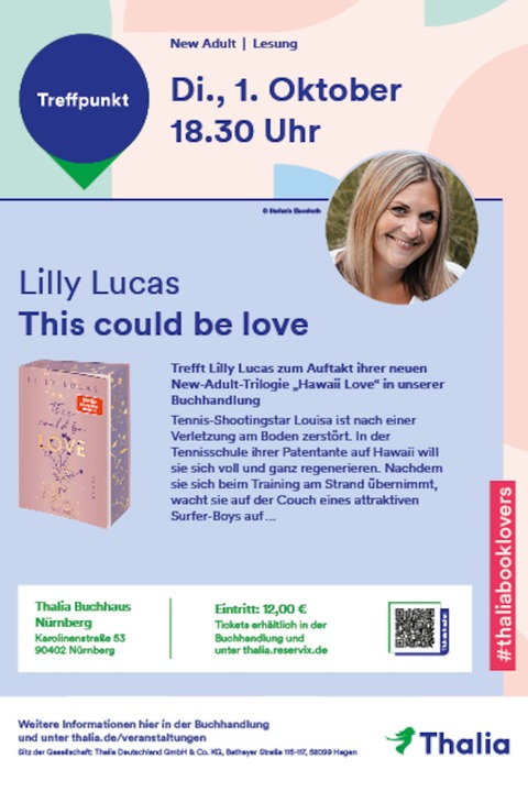 Lilly Lucas This could be love - Nrnberg - 01.10.2024 18:30