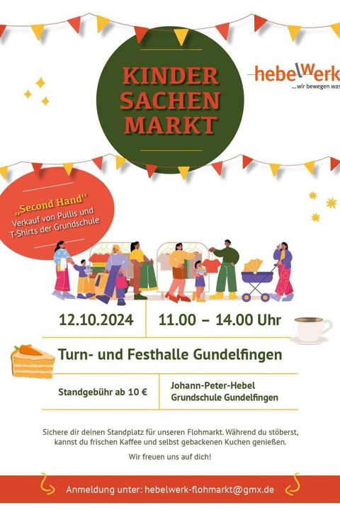 Kindersachenmarkt - Gundelfingen - 12.10.2024 11:00