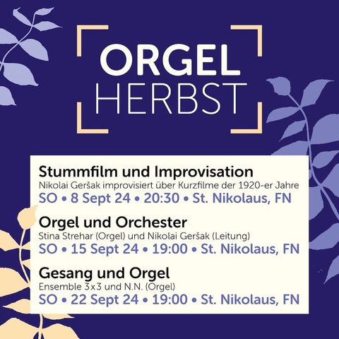 Gesang und Orgel - Friedrichshafen - 22.09.2024 19:00