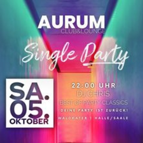 30 Single-Party - HALLE - 05.10.2024 22:00