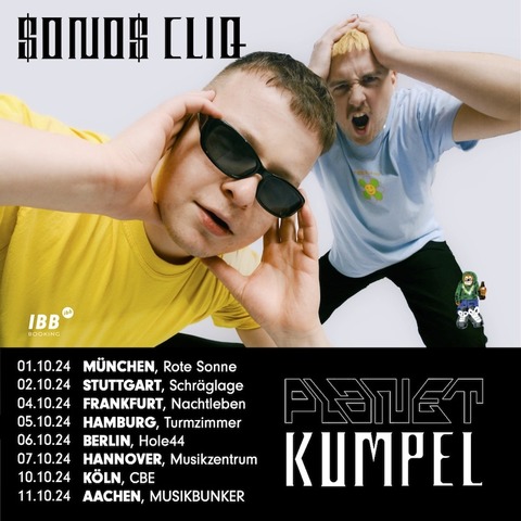 $ONO$ CLIQ - PLANET KUMPEL TOUR - Frankfurt am Main - 04.10.2024 20:00