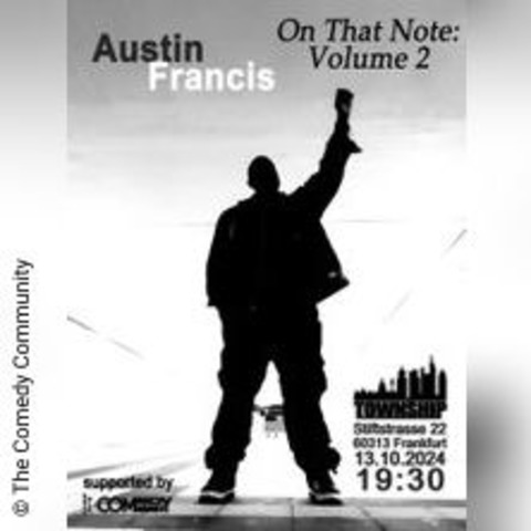 Austin Francis - "On that Note" Vol.2 - FRANKFURT AM MAIN - 13.10.2024 19:30