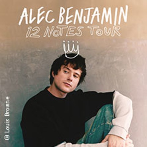 Early Entry VIP Package - Alec Benjamin - 12 Notes Tour - Berlin - 01.04.2025 20:00