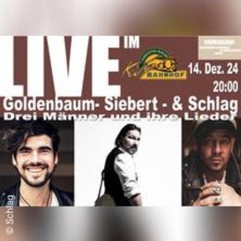 Goldenbaum-Siebert-Schlag | Drei Mnner und ihre Lieder - Gifhorn - 14.12.2024 20:00