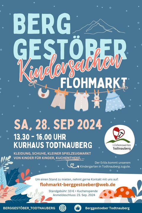 Kindersachenflohmarkt - Todtnau - 28.09.2024 13:30