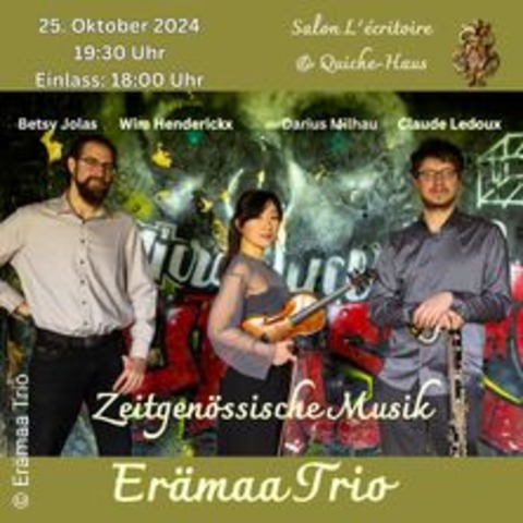 Ermaa Trio - Zeitgenssische Musik - BERLIN - 25.10.2024 19:30