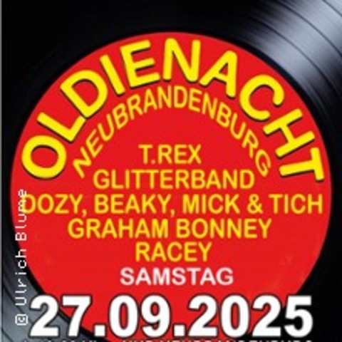 Oldienight Neubrandenburg - T-Rex, Dozy, Beaky, Mick & Tich, Graham Bonney u.v.a. - Neubrandenburg - 27.09.2025 19:30