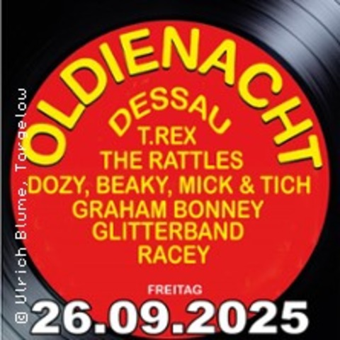 Oldienight Dessau - Dozy, Beaky, Mick & Tich, T-Rex, Rattles u.v.a. - DESSAU - 26.09.2025 19:30