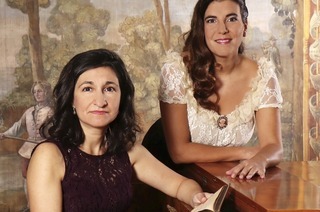 Fanie Antonelou und Sofya Gandilyan prsentieren Goethe-Lieder im Schloss in Bad Krozingen