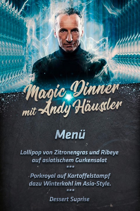 Andy Hussler - Magic Dinner - Baden-Baden - 09.01.2025 18:30