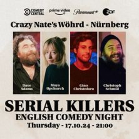 Serial Killers - English Standup Comedy - LEIPZIG - 14.10.2024 20:00