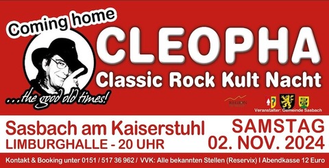 Cleopha - Classic Rock Kult Nacht - Sasbach - 02.11.2024 20:00