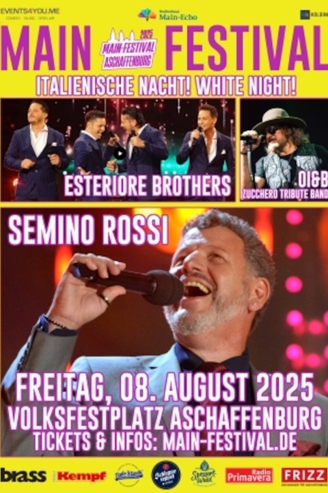 Italienische Nacht - White Night! - Aschaffenburg - 08.08.2025 19:00