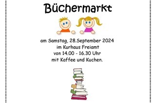 Kindersachenflohmarkt + Bcherflohmarkt