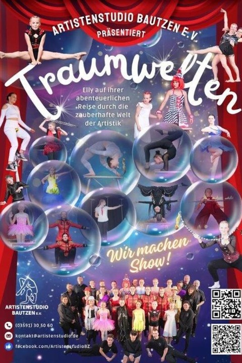 Artistenrevue &#8222;Traumwelten&#8220; - Die Show fr die ganze Familie mit dem Artistenstudio Bautzen e.V. - Cunewalde - 14.12.2025 16:30