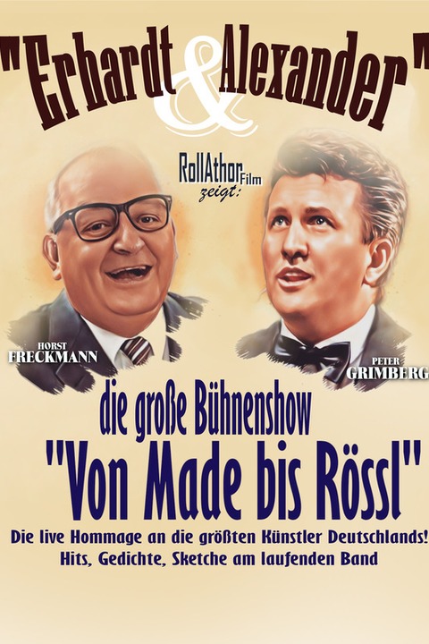 Erhardt & Alexander - &#8222;Von Made bis Rssl&#8220; - Eine Hommage an Heinz Erhardt & Peter Alexander - Neuenhagen bei Berlin - 10.01.2025 19:00