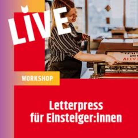 Letterpress Drucken fr Einsteiger:Innen - BERLIN - 10.10.2024 18:30