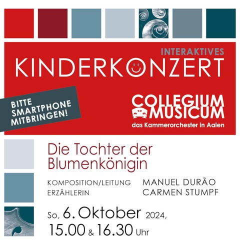 Interaktives Kinderkonzert - Die Tochter der Blumenknigin - Aalen - 06.10.2024 15:00