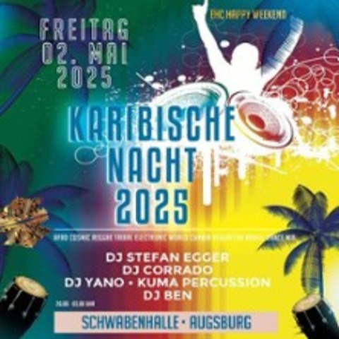 Karibische Nacht Augsburg - Cosmic Music - Augsburg - 02.05.2025 20:00