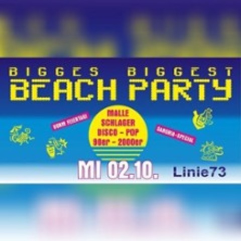 Bigges Biggest Beach Party - OLSBERG-BIGGE - 02.10.2024 20:00