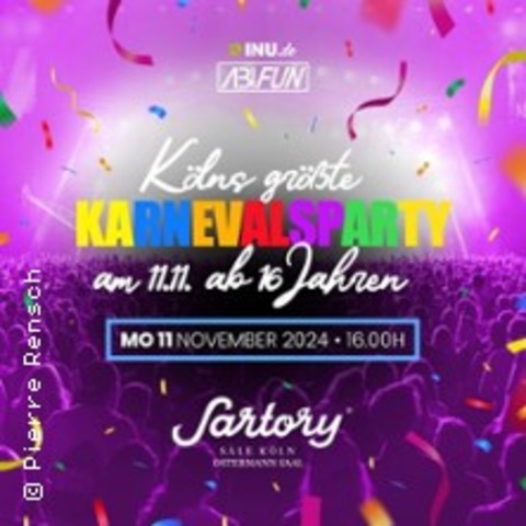 Klns grte Karnevalsparty - KLN - 11.11.2024 16:00